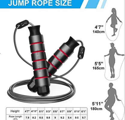 Weighted Professional Jump Rope Cable Cord