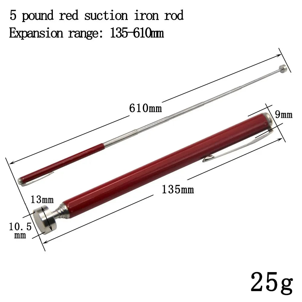 Extendable Magnetic Iron Rod Retriever