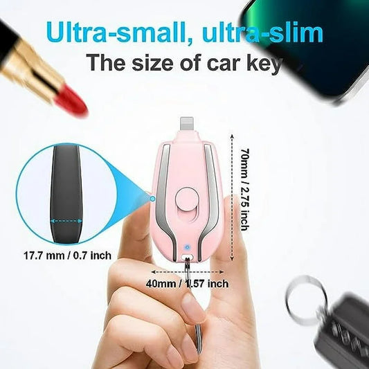 Mini Portable iPhone/Android Battery Charger 1500mAh